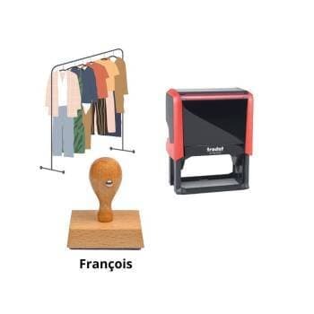 Tampon tissu et tampon pour vêtements