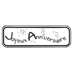 tampon anniversaire joyeux anniversaire