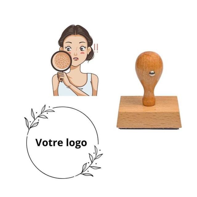 tampon bois pour la peau