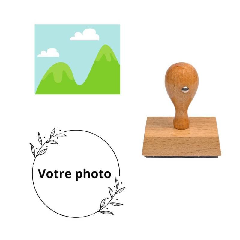 tampon photo a personnaliser
