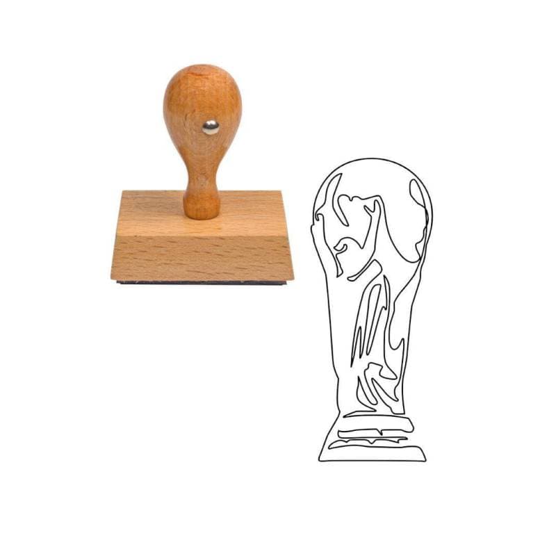 Tampon sport trophée en bois