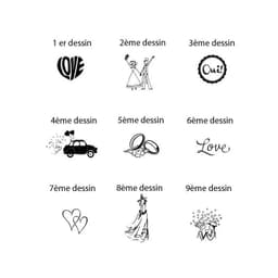 tampon encreur mariage dessin