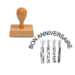 exemple tampon anniversaire joyeux anniversaire