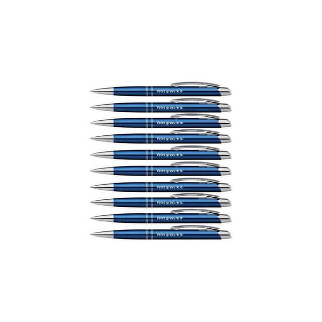 stylo personnalise prenom bleu