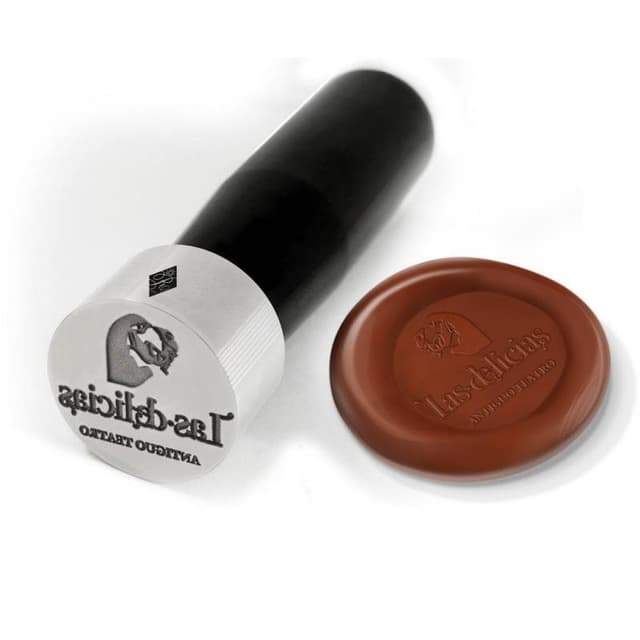 tampon chocolat médaillon personnalisé
