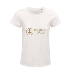 Tee shirt pas cher à personnaliser femme blanc