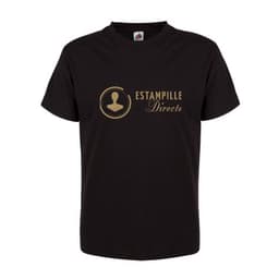 Tee shirt pas cher à personnaliser homme noir
