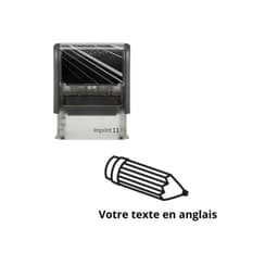 Tampon encreur enseignant à personnaliser en anglais Imprint