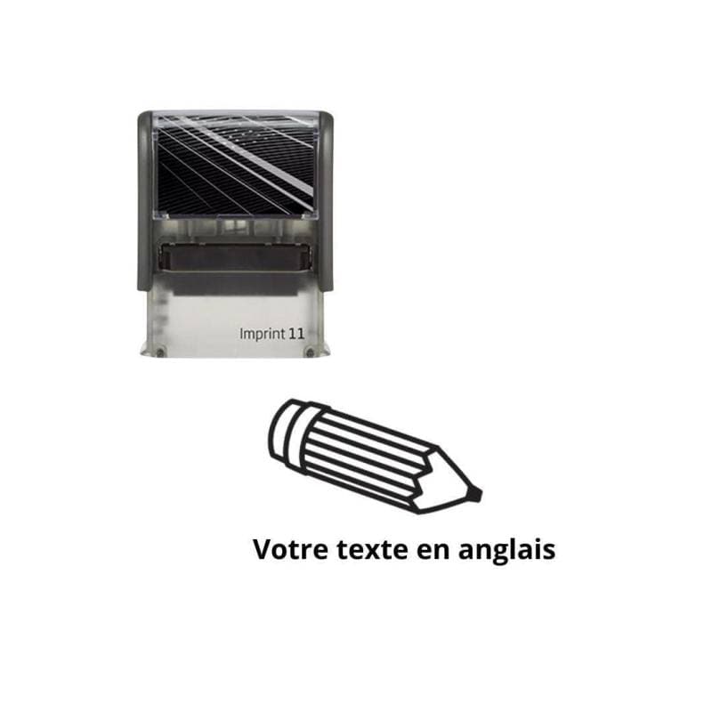 Tampon encreur enseignant à personnaliser en anglais Imprint