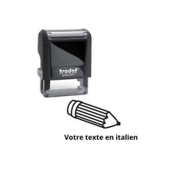 Tampon encreur enseignant à personnaliser en italien Trodat