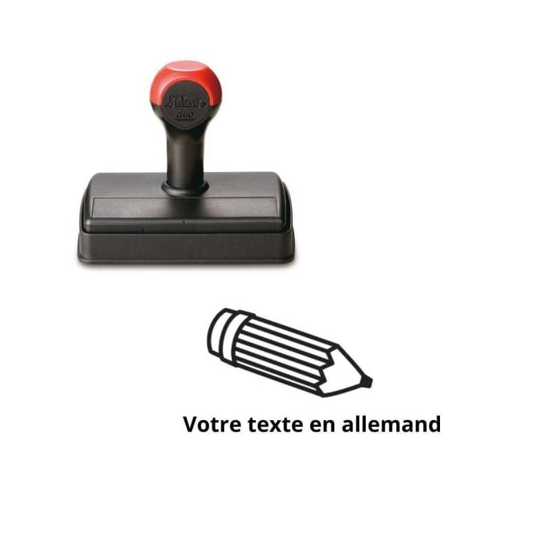 Tampon encreur enseignant à personnaliser en allemand Shiny