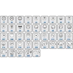Tampon smiley à personnaliser