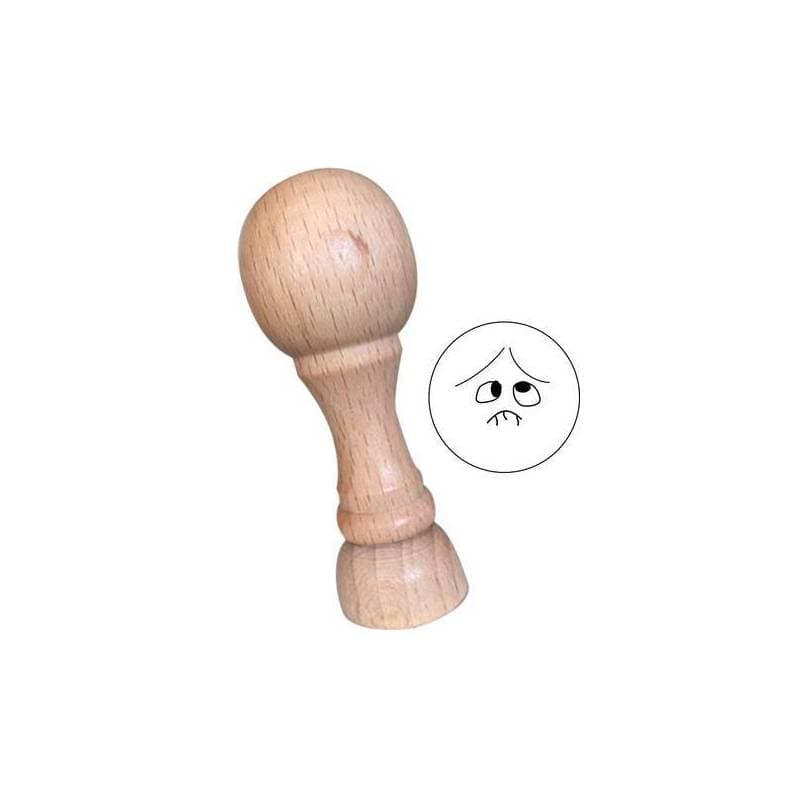 Tampon smiley mécontent n°207