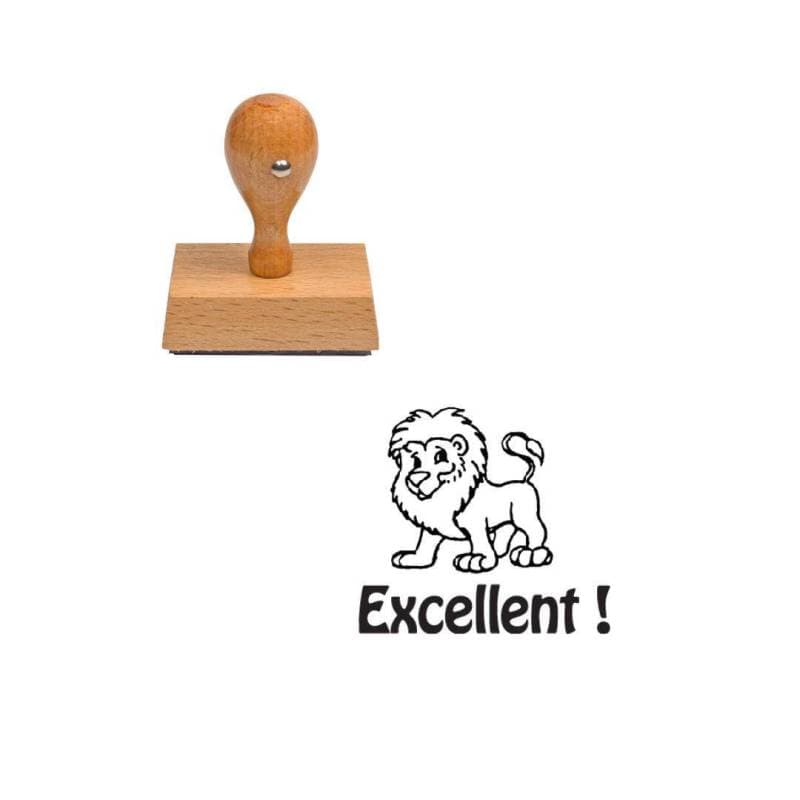 Tampon enseignant excellent lion n°71