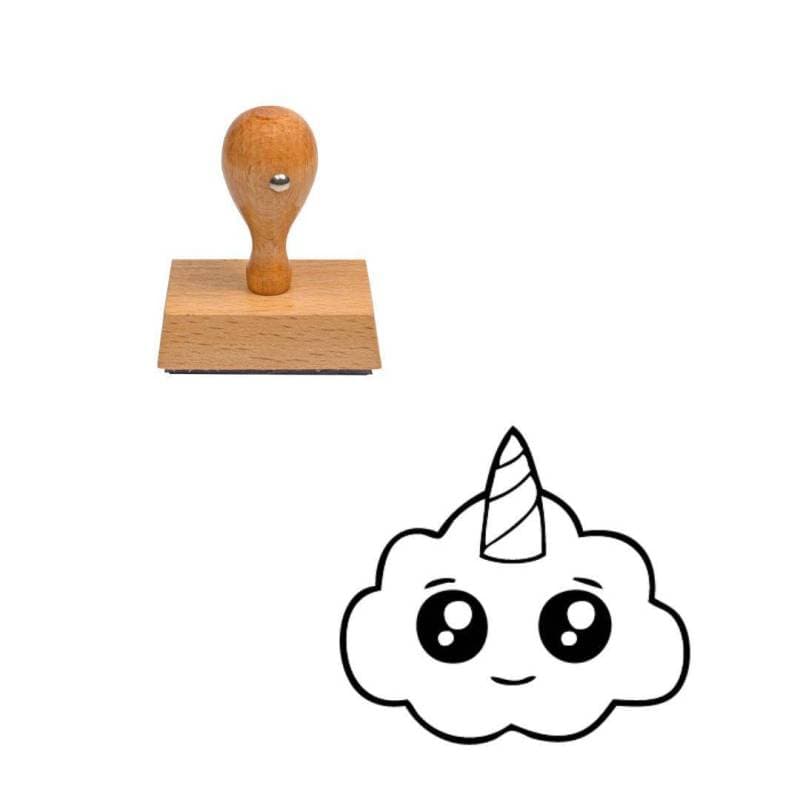 Tampon peau nuage licorne
