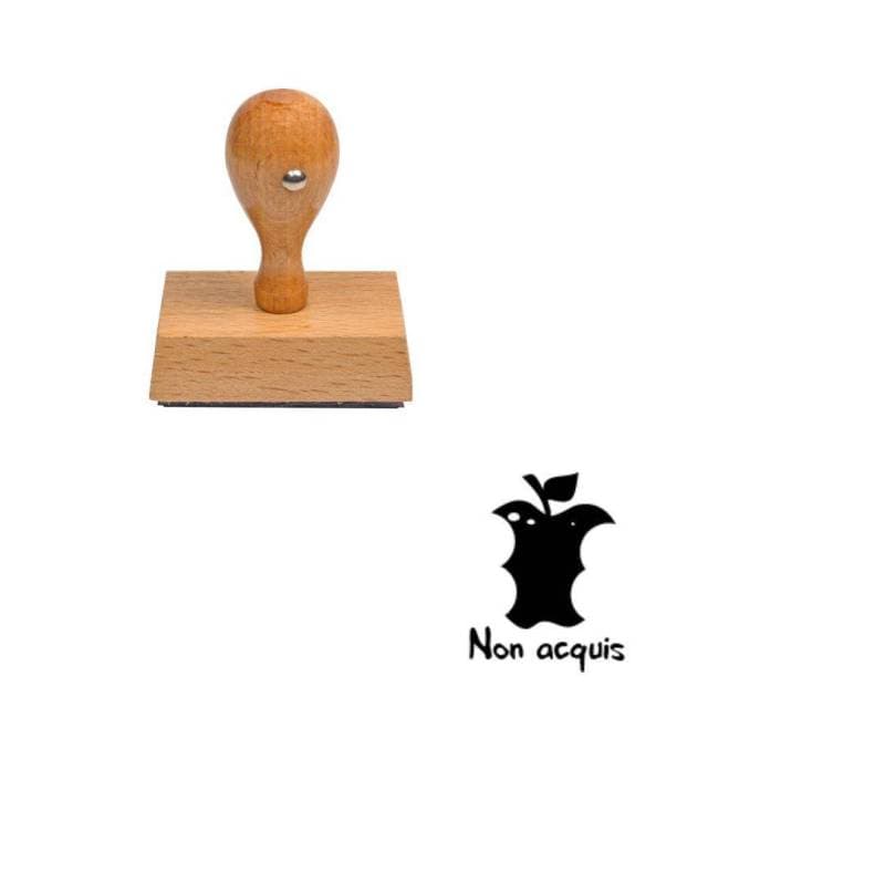 Tampon enseignant non acquis pomme n°120