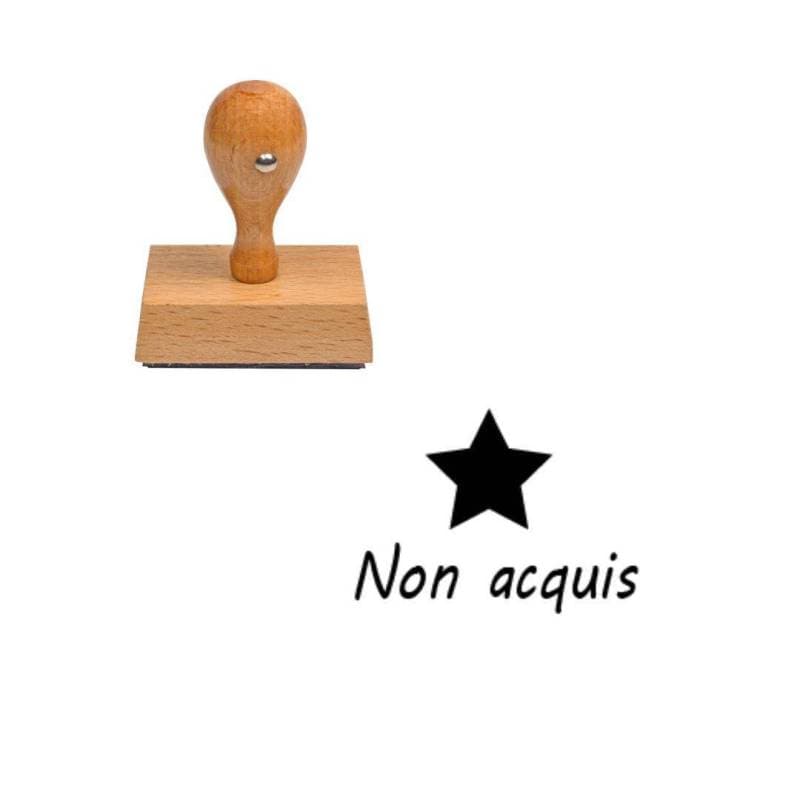 Tampon enseignant non acquis étoile n°125