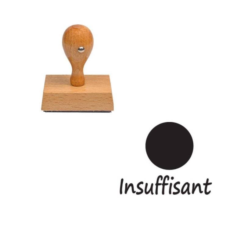 Tampon enseignant insuffisant rond n°128