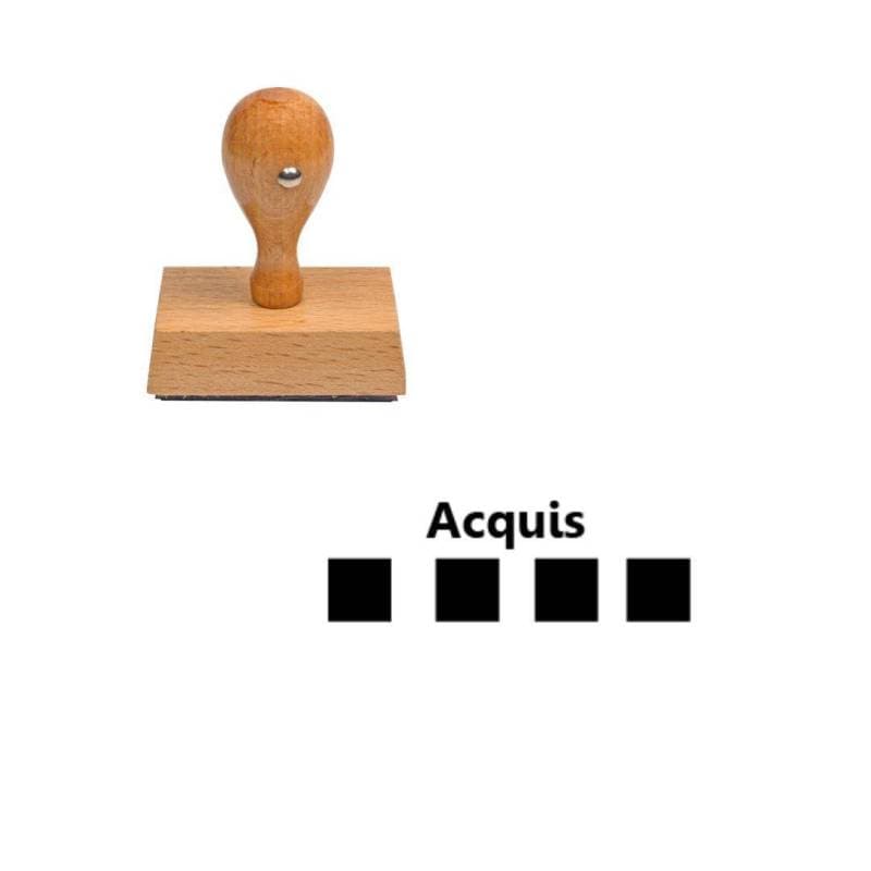 Tampon enseignant acquis cube n°134