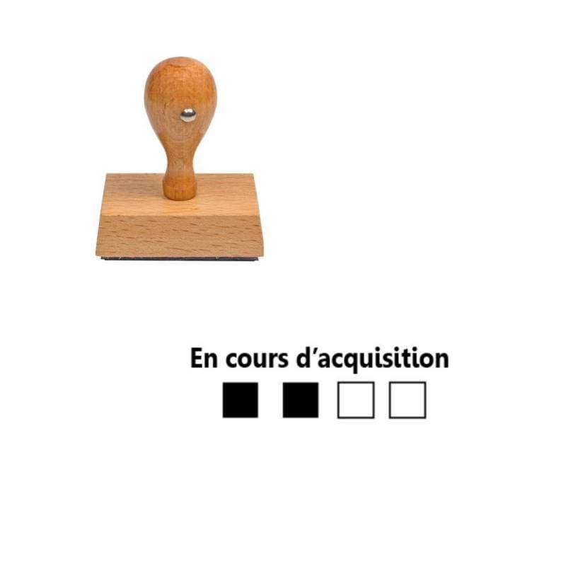 Tampon enseignant en cours d'acquisition cube n°135