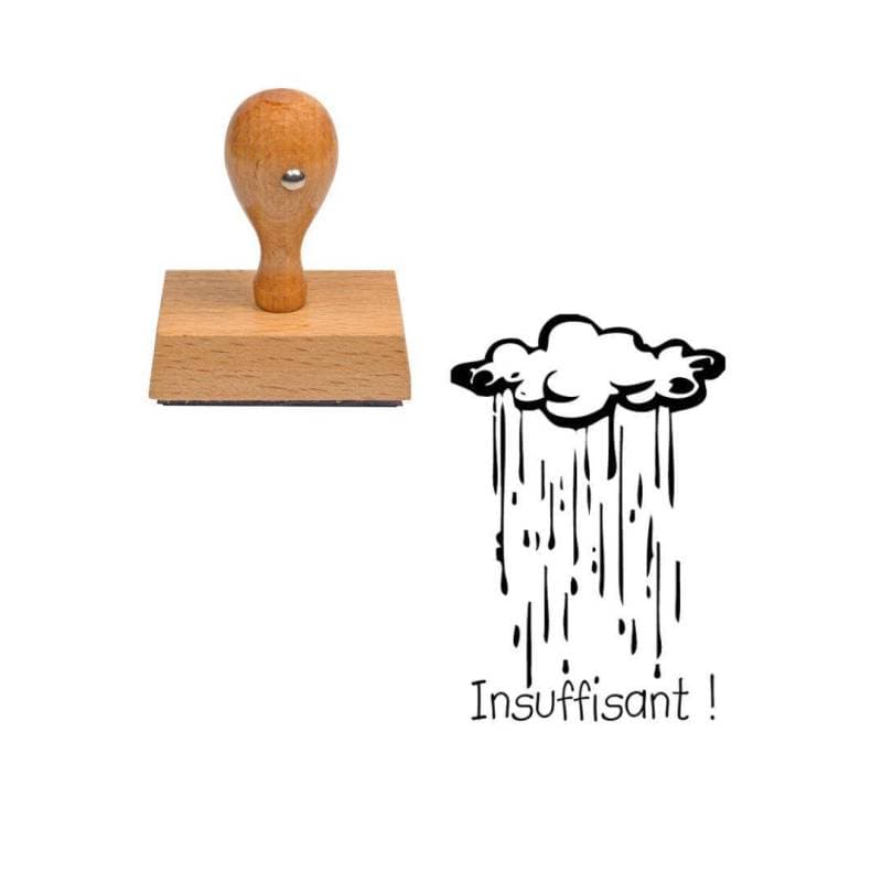 Tampon enseignant insuffisant pluie météo n°155