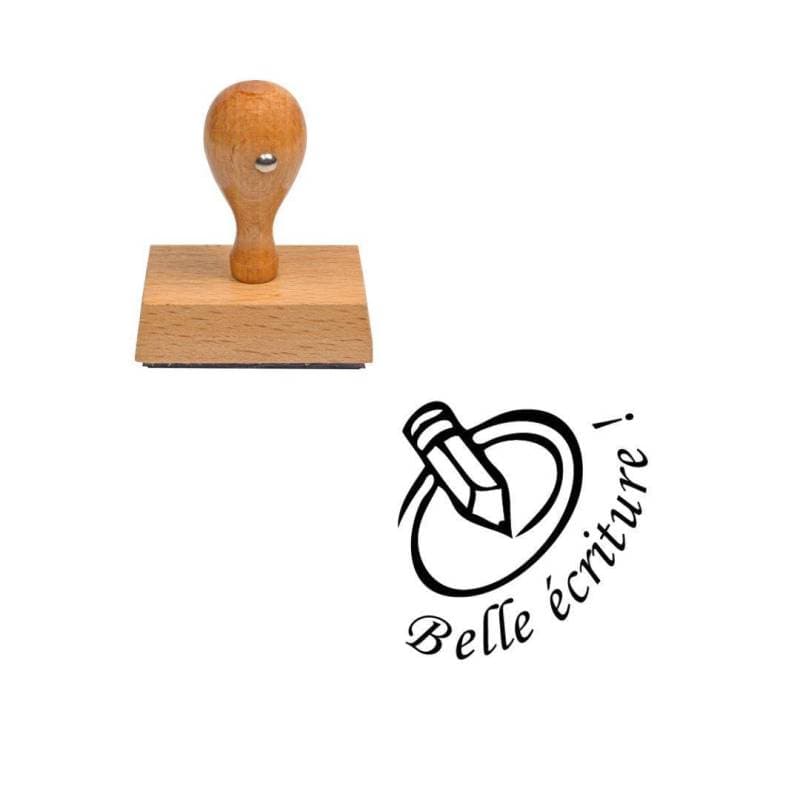 Tampon enseignant belle écriture ronde n°158