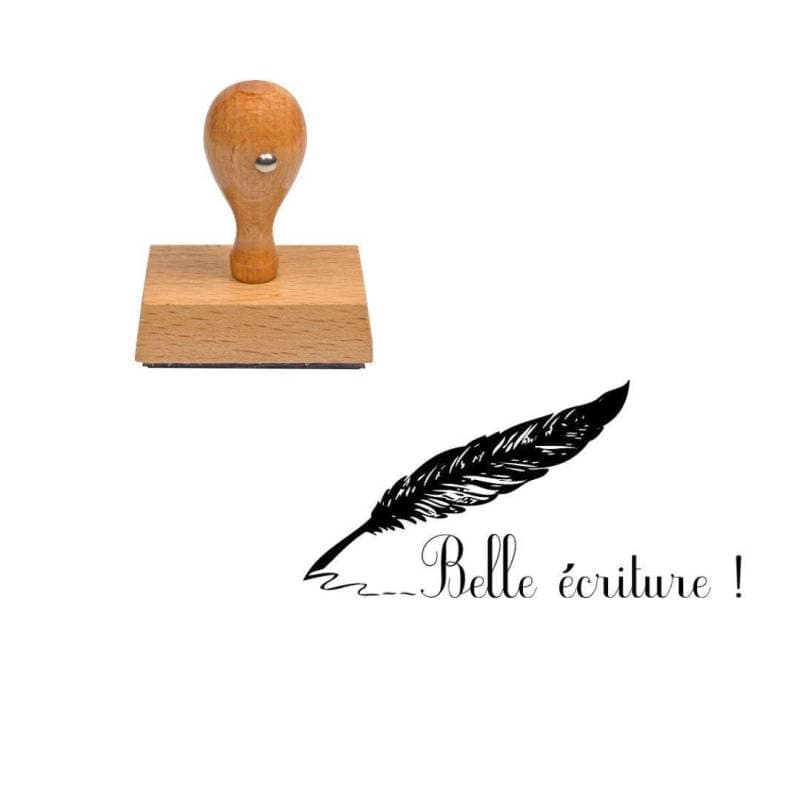 Tampon enseignant belle écriture plume n°159