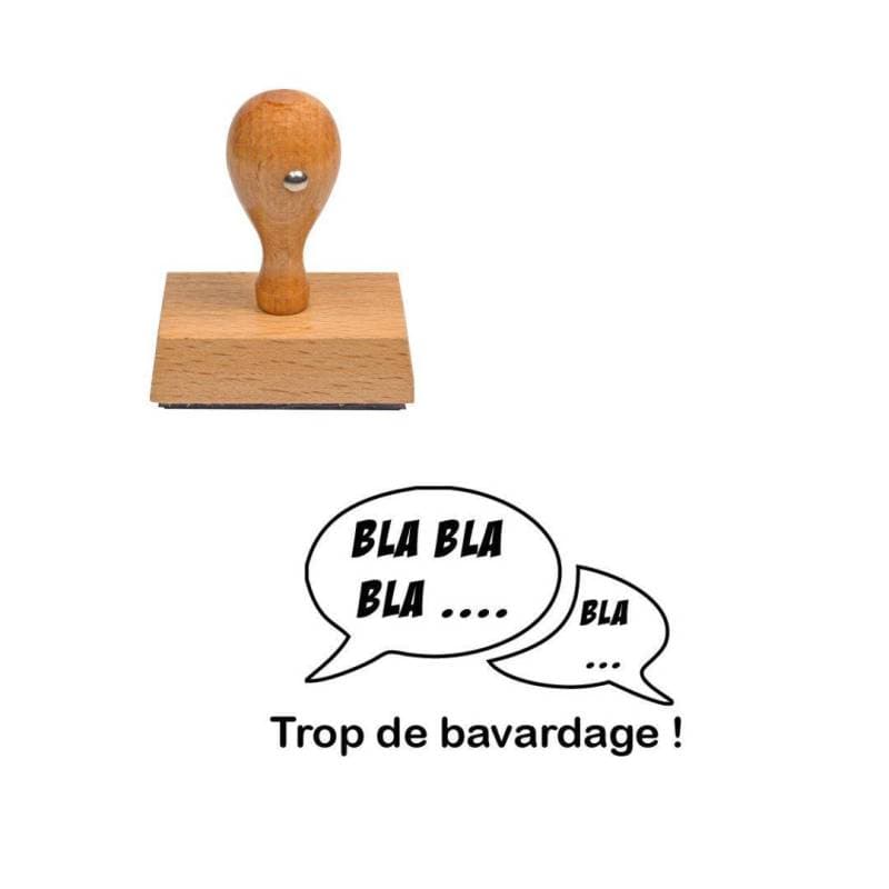 Tampon enseignant trop de bavardage n°180