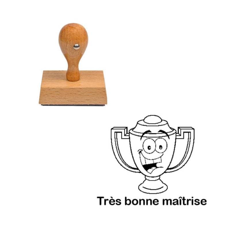 Tampon enseignant très bonne maîtrise trophée n°233