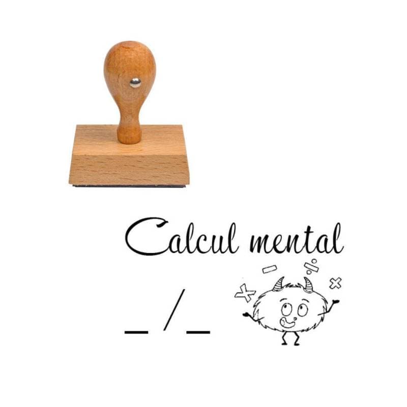 Tampon enseignant calcul mental n°250