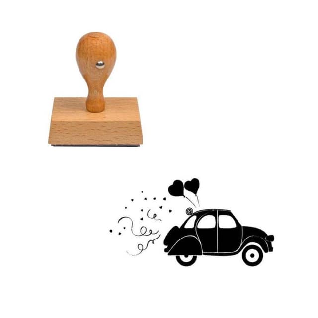 Tampon pour mariage Voiture 2CV