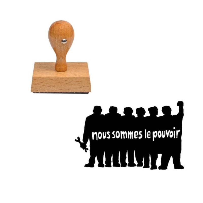 Tampon Mai 68 Nous sommes le pouvoir