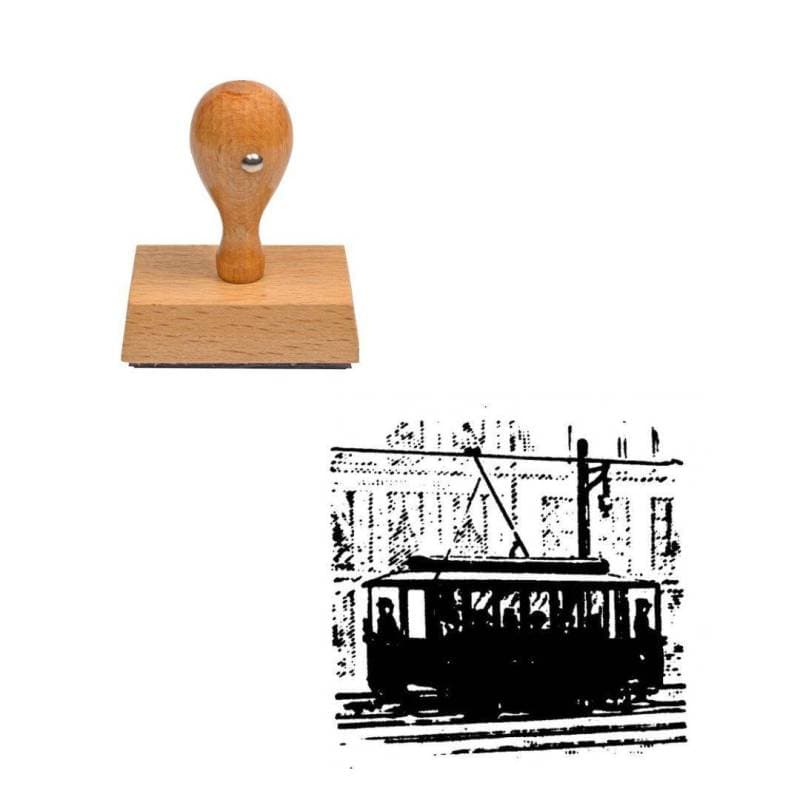 Tampon Tramway en bois