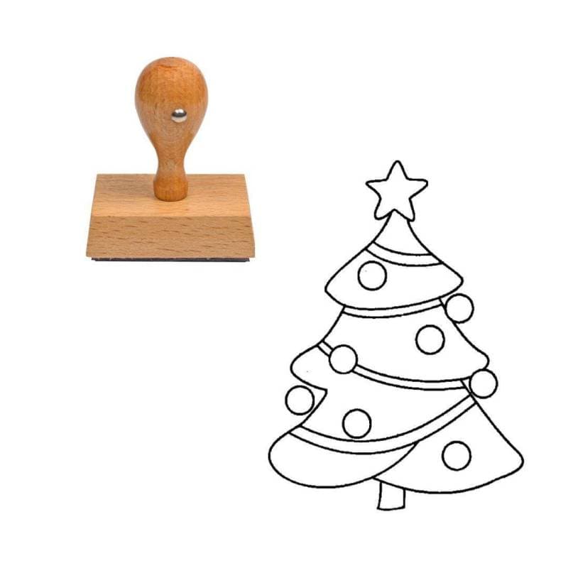 Tampon Noël Sapin
