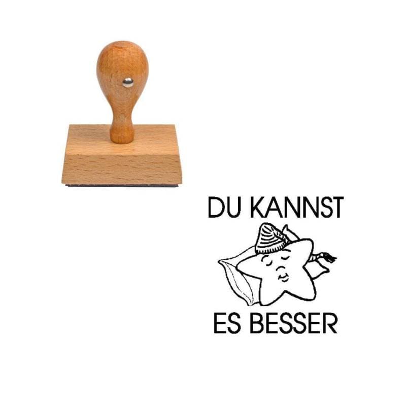 Tampon allemand Du kannst es besser