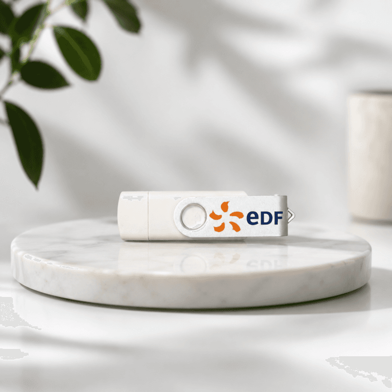 Clé USB Personnalisée avec Logo Estampille Directe