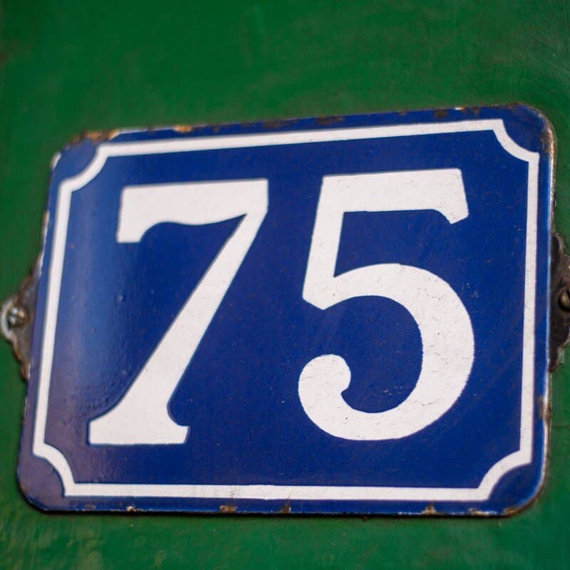 Plaque Numéro Maison Personnalisée
