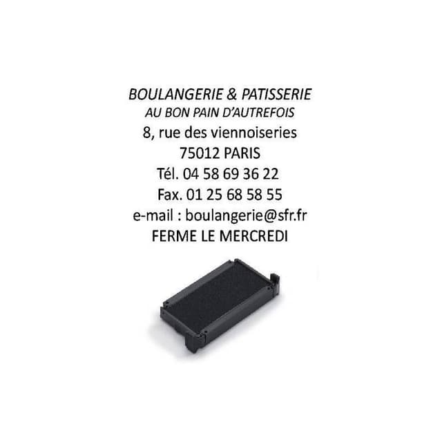 empreinte tampon encreur 4927