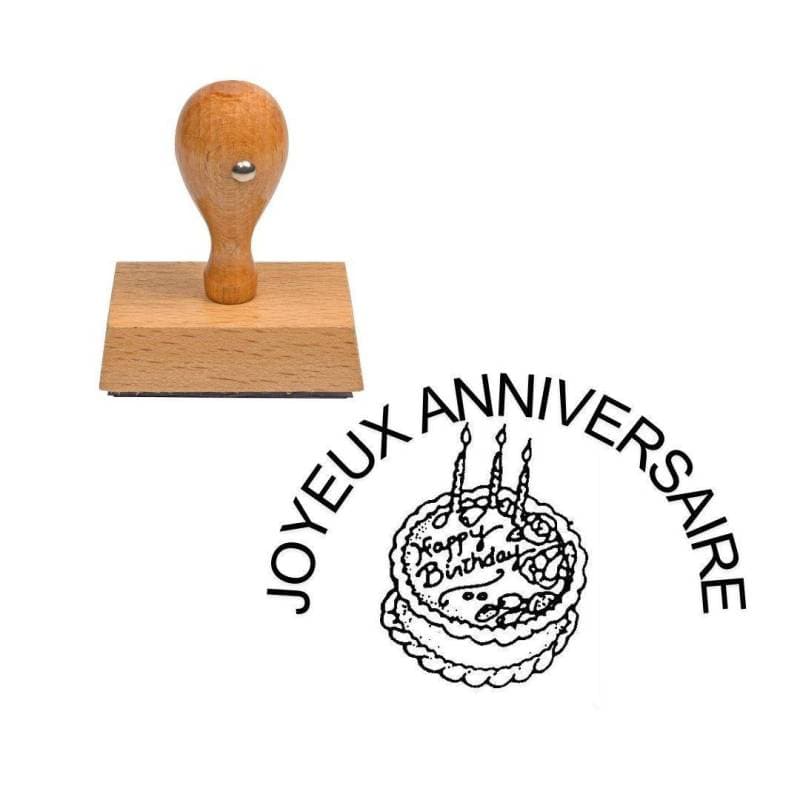 exemple tampon anniversaire joyeux anniversaire