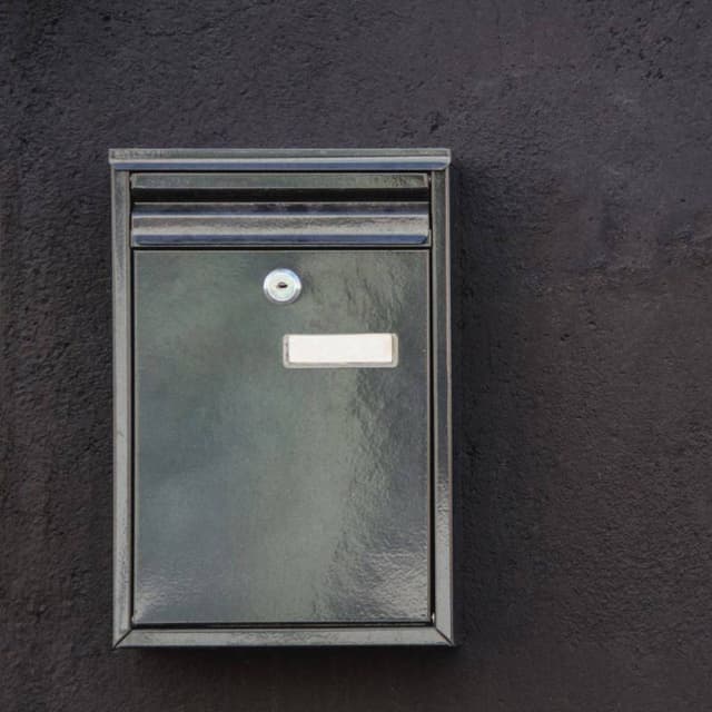 plaque boite aux lettres pvc