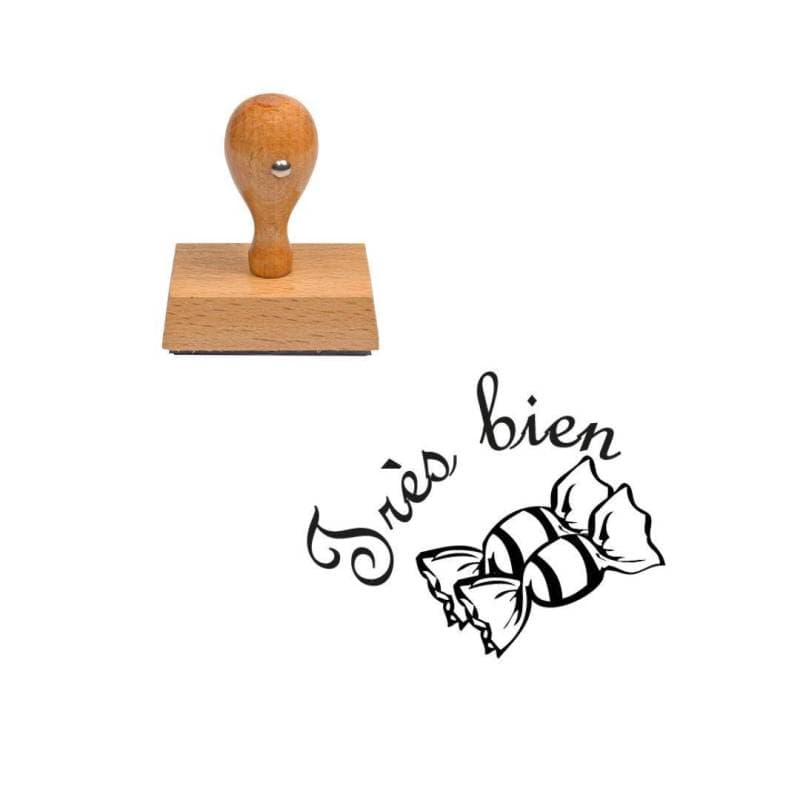 Tampon enseignant Bonbon très bien n°35