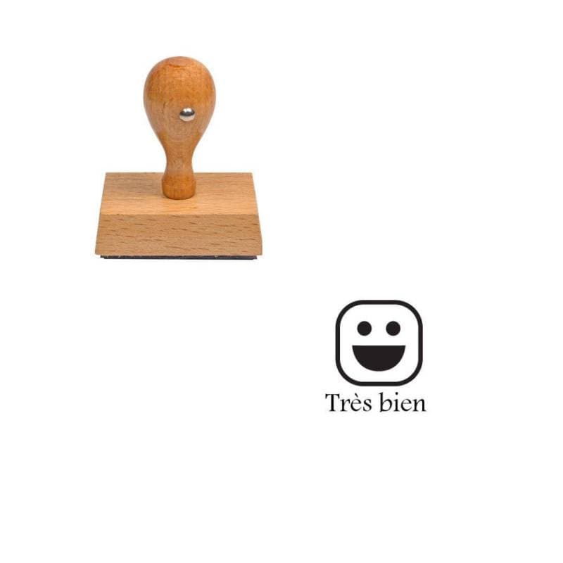 Tampon smiley très bien en émoticône blanc n°160