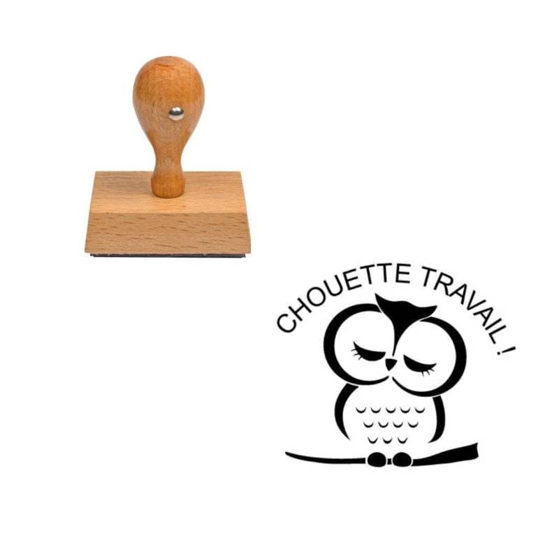 Tampon enseignant Chouette travail ! n°317