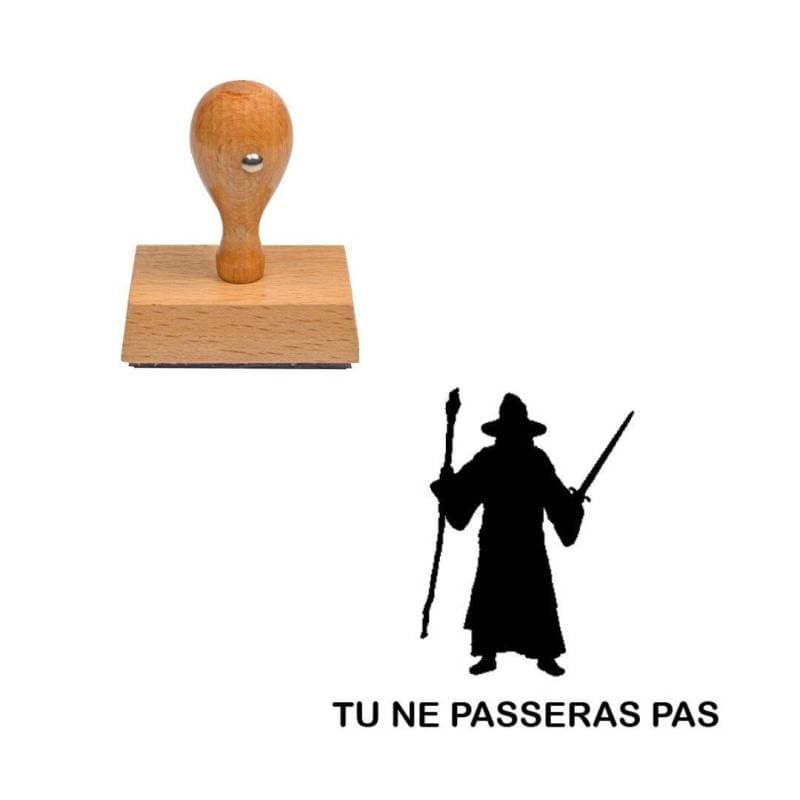 Tampon enseignant Tu ne passeras pas n°351