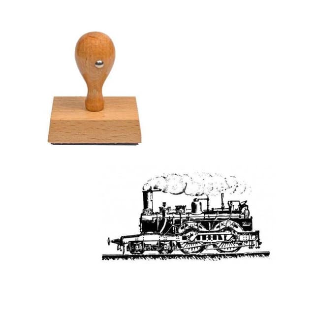 Tampon Locomotive en bois