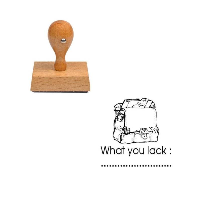 Tampon anglais What you lack